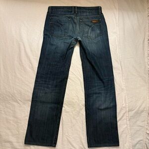 Dark wash Joe's Jeans straight leg denim jeans